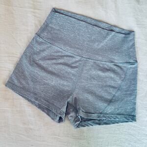 Born Primitive Athletic Shorts Women's Small Light Gray Grey Lifting Gym Workout